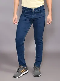 Stylish Denim Solid Jeans for Men-thumb3