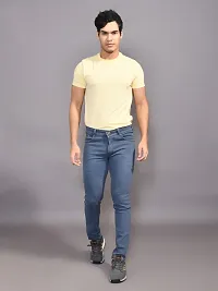 Stylish Denim Solid Jeans for Men-thumb3