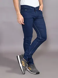 Stylish Denim Solid Jeans for Men-thumb4