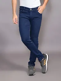 Stylish Denim Solid Jeans for Men-thumb3