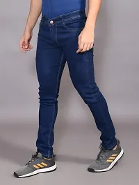 Stylish Denim Solid Jeans for Men-thumb3