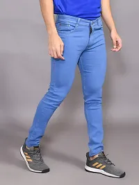 Stylish Denim Solid Jeans for Men-thumb3