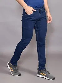 Stylish Denim Solid Jeans for Men-thumb3