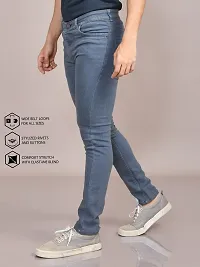 Stylish Denim Solid Jeans for Men-thumb1