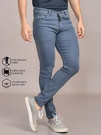 Stylish Denim Solid Jeans for Men-thumb2