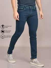 Stylish Denim Solid Jeans for Men-thumb3