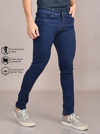 Stylish Denim Solid Jeans for Men-thumb4