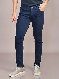 Stylish Denim Solid Jeans for Men-thumb3