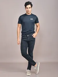 Stylish Denim Solid Jeans for Men-thumb3