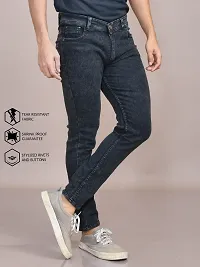 Stylish Denim Solid Jeans for Men-thumb1