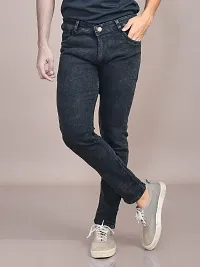 Stylish Denim Solid Jeans for Men-thumb2