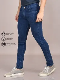 Stylish Denim Solid Jeans for Men-thumb4