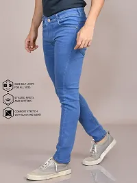 Stylish Denim Solid Jeans for Men-thumb1