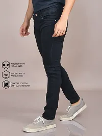 Stylish Denim Solid Jeans for Men-thumb3