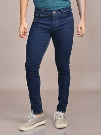 Stylish Denim Solid Jeans for Men-thumb3