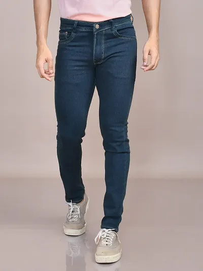 Stylish Denim Solid Jeans for Men