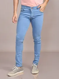 Stylish Denim Solid Jeans for Men-thumb3