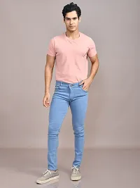 Stylish Denim Solid Jeans for Men-thumb4