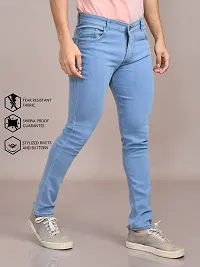 Stylish Denim Solid Jeans for Men-thumb1