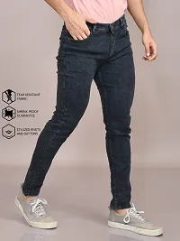 Stylish Denim Solid Jeans for Men-thumb3