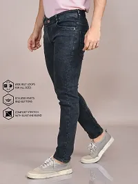 Stylish Denim Solid Jeans for Men-thumb2