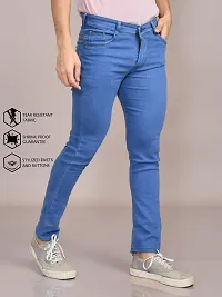 Stylish Denim Solid Jeans for Men-thumb1