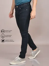 Stylish Denim Solid Jeans for Men-thumb3