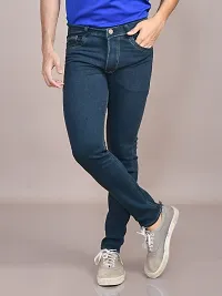 Stylish Denim Solid Jeans for Men-thumb1