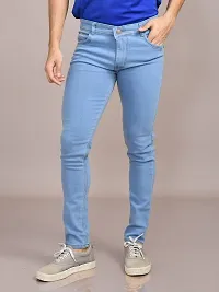 Stylish Denim Solid Jeans for Men-thumb2