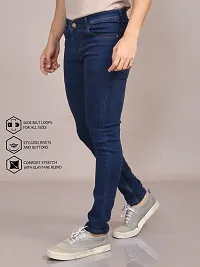 Stylish Denim Solid Jeans for Men-thumb1