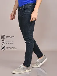 Stylish Denim Solid Jeans for Men-thumb1