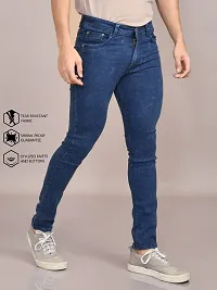 Stylish Denim Solid Jeans for Men-thumb4