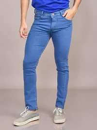 Stylish Denim Solid Jeans for Men-thumb4