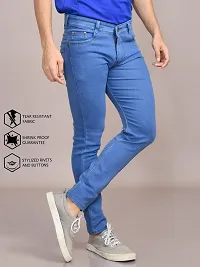 Stylish Denim Solid Jeans for Men-thumb2