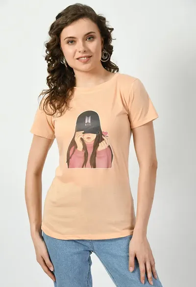Printed Casual wear T-Shirt for Women