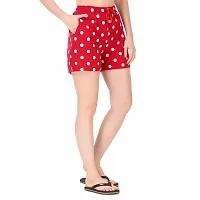 Women Polka Dots Printed Regular Shorts Pack of 2-thumb1