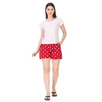 Women Printed Regular Shorts Pack of 2-thumb3