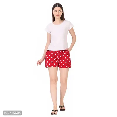 Women Printed Regular Shorts Pack of 2-thumb3
