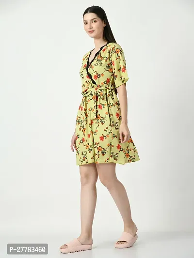 Women Floral Printed Dress-thumb2