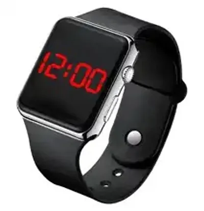 Stylish Black Smart Digital Led Watch For Men