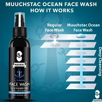 Muuchstac ocean  for men  fights acne   pimple skin werightning all skin type face wash 100ml-thumb2