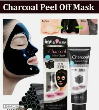 Face charcoal face black mask pack of 1-thumb0