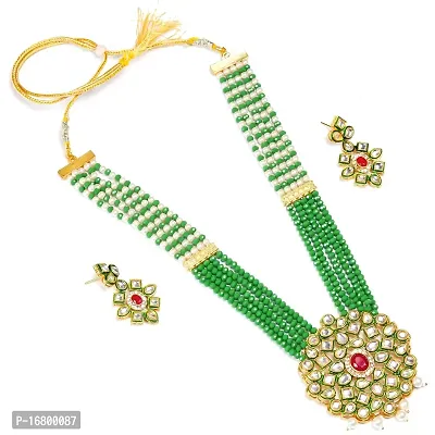 Gorgeous Beautiful Potla Jewellery Set / Kundan Meena Jewellery for Women and Girls