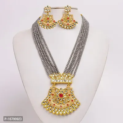 Gorgeous Beautiful Jewellery Set / Kundan Meena Jewellery for Women and Girls-thumb2
