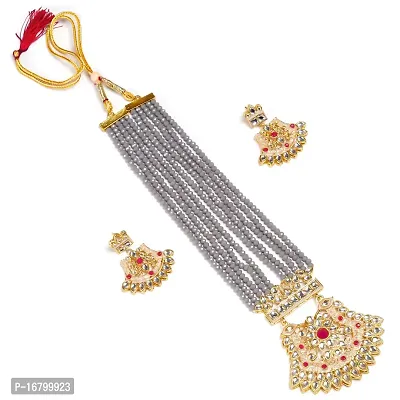 Gorgeous Beautiful Jewellery Set / Kundan Meena Jewellery for Women and Girls-thumb0
