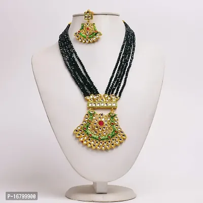 Gorgeous Beautiful Jewellery Set / Kundan Meena Jewellery for Women and Girls-thumb2