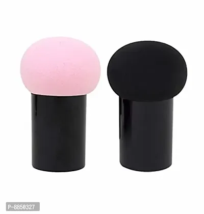 Mushroom Head Beauty Blender Soft Powder Puff For Makeup Multicolor set of 2 pcs