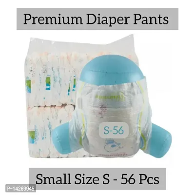 Premium baby diaper pants Small size 56 pcs (S 56)