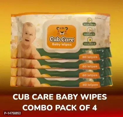 Cubcare wet wipes baby wet tissues pack of 3