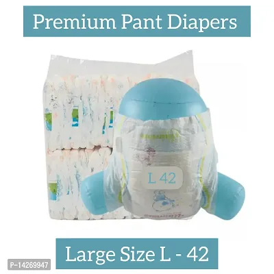 Premium baby diaper pants large size 42 pcs (L 42)